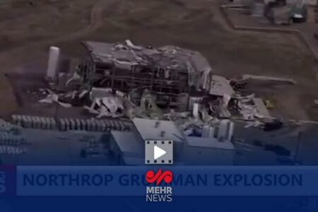 انفجار در سازه تولید و آزمایش موتور موشک در آمریکا
