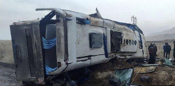 افزایش جان‌باختگان واژگونی اتوبوس در کرمان/ آخرین وضعیت مصدومان حادثه