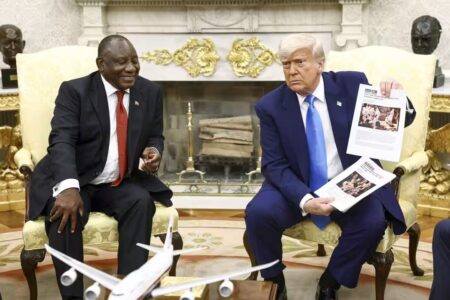 یک دیدار پرتنش دیگر در کاخ سفید؛ کمین ترامپ برای رامافوسا با ادعای کذب