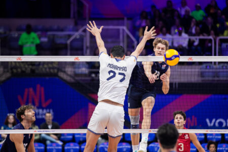 شکست تیم ملی والیبال ایران مقابل آمریکا