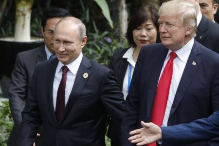 دیدار «ترامپ» و «پوتین» در آلاسکا + فیلم