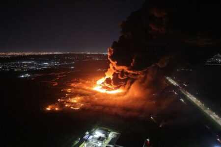 وقوع انفجار مهیب در قلب آرژانتین+ فیلم