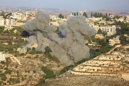 تهاجم زمینی و هوایی رژیم صهیونیستی به جنوب لبنان