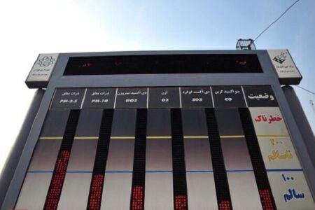 هوای تهران ناسالم است