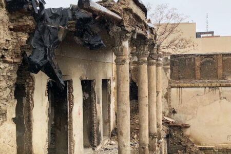 جزئیات مرمت و استحکام‌بخشی خانه تاریخی امین‌لشکر در محله عودلاجان